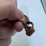 Artisan  made beaded pendant and clasp. Photo 4