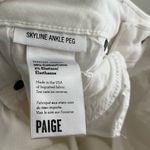 Paige Jeans Skyline Ankle Peg Jeans White 26 Photo 9
