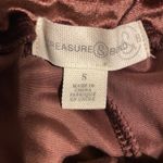 Treasure & Bond NWT  Plum Velvet Pull On Wide Leg Pants Size Small Boho Cozy Photo 4