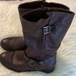 Baretraps  Women’s Boots brown color excellent condition long 12” Photo 0