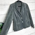 Counterparts Silver Gray Corduroy Blazer Jacket Women’s Size 10 Photo 0