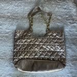 Betsey Johnson Betsy Johnson Gold Quilted Tote Bag Photo 1
