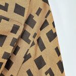 MarlaWynne Brown Black Geometric Print Open Jacket size 2X NWT Bracelet Sleeves Photo 5