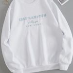 East Hampton Sweatshirt White Photo 1