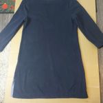 J.Crew  Black Label V-Neck Navy Shirt Dresss XS Preppy Casual Classic Cozycore Photo 2