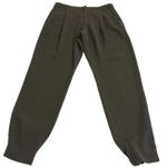 Vince  Pants Womens Size 0 Green Waistband Inset Poly Harem Jogger Photo 2