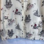 Drapers & Damons VTG Jacket Paris Travel Graphics Zip Up USA Made Novelty SZ 18 White Photo 3
