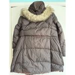 Ralph Lauren Lauren  Women's‎ Brown Down Filled Puffer Coat | Faux Fur Hood | Med Photo 5