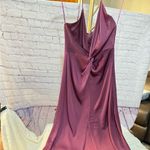 ZARA  Satin effect knotted slip dress size medium Photo 4