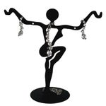 10KT SOLID WHITE GOLD JOURNEY PENDANT & EARRINGS & 18” NECKLACE CZ “DIAMOND” SET Photo 10