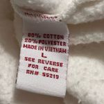 Levi's Levi’s Vintage 90’s Women’s Large Studded Off White Zipper Hoodie Photo 9