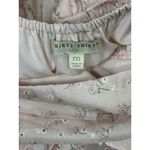 Thirty Thirty Babydoll Mini Dress Women Medium Pink Roses Flowers Photo 7