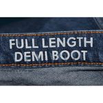 J.Crew Womens Full Length Demi Boot BF569 Blue High Rise Bootcut Jeans Size 32 Photo 3