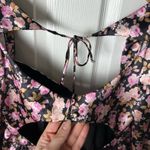 For Love & Lemons Floral Kate Long Sleeve Mini Dress M Photo 5