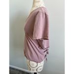 Marlow Contemporary Tie On Back Short Sleeve V Photo 3