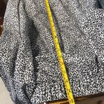 NWT All Fenix Womens Small Cropped Jacket White Leopard Print Zip Snap Closure Photo 8