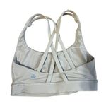 Lululemon Energy Bra Crepe Tan Strappy Sports Bra Medium Support Size 2 Active Photo 5