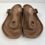 Birkenstock  41 US 10 10.5 EVA Gizeh Waterproof Metallic Copper Sandals Plastic Photo 4