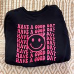 Urban Outfitters oversized cropped  crewneck “have a good day” Photo 0