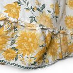 Joie  Tiered Puff Sleeve Floral Yellow and White Dress with Belt 8 Photo 5