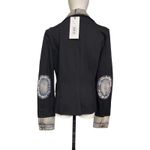 Hilary Radley Katherine Barclay NWT Mixed Media Blazer Denim Insert Jacket M Photo 6