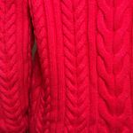 Philosophy Cable Knit Crew Neck Sweater in Red Apple, NWT Photo 13
