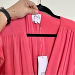 MISA Los Angeles NWT  Carolina Braided Wrap Maxi Dress in Coral Photo 3