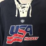 USA hockey lace up pullover sweater ladies size XL Photo 3