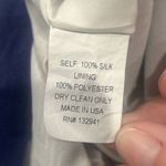 Amanda Uprichard  Dress Womens Small Blue White Silk Sheath Lined Sleeveless Mini Photo 2