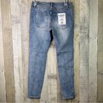 Evidnt Los Angeles Size 26 Tate Skinny Distressed Blue Jeans 3” Slit Pan… Photo 1