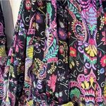 Anthropologie NWT Tunisian Dress Tunic Paisley Vibrant Boho Smocked Collar Med Photo 3