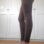 Athleta High Rise Delancy Moto Tight Legging Coffee House Size S #598323 Photo 6