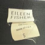 Eileen Fisher  Black Small One Button Professional Career Cardigan Photo 3