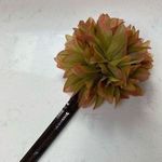 NWT Live LOVE LOFT Flower Sequins Belt brown w yellow flower Sz S Photo 3