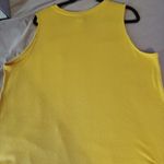 Ava & Viv  Women's Plus 2X Sleeveless Yellow Rayon Polyester Tank Top stretch Photo 5