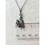 Sterling Silver 925 Peacock Tourmaline Variants CZ 18" Pendant‎ Necklace NWOT Silver Photo 8