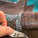Southwestern Aztec COOGI Sweater Crewneck Earthtones Women’s Small Brown Photo 5