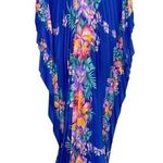 Vintage Royal Creations Hawaiin Dress Floral MuMu Kaftan Kimono Made Hawaii u Blue Size undefined Photo 0