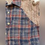 Free People  Women’s Fireside Nights Plaid Button-Down Shirt Photo 7