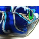 Vera Bradley  Mediterranean Blue Vinyl Trendy Modern Cosmetic/Misc.Zip Case Bag Photo 4