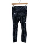 Under Armour Women's Project Rock Ankle Leggings Medium Black Gray Floral Gym Photo 4