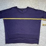 Eileen Fisher Merino Wool Boxy Relaxed Pullover Sweater L Purple Lagenlook Photo 9