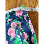 Lilly Pulitzer A1  Floral Scalloped Shorts Pockets Navy Pink Green Size 2 Photo 4