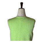 Lilly Pulitzer  Tank Top Women Small Green Knit Cotton Crew‎ Neck Preppy Coastal Photo 3