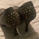 Grey stiletto heels with rhinestone accents Gray Size 7.5 Photo 1