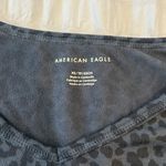 American Eagle Black Leopard Long Sleeve Photo 1