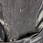 ZARA ❃ Strapless Taffeta Bow Puff Bubble Cocktail Party Mini Dress ❃ Metallic Photo 12