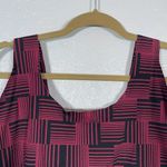 MeUndies Women Plus Size 3X Black Red Stripe Scoop Bralette Loungewear Wicking Photo 2