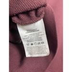 Nike Sweatshirt Womens Medium Burgundy Red Cropped Crewneck Pullover Oversized Photo 4