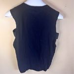 Theory Women's Black Sleeveless Top Size Small Side Cut-Outs Contemporary Photo 5